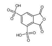 1,3-dioxo-phthalan-4,6-disulfonic acid Structure