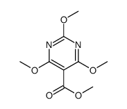 methyl 2,4,6-trimethoxypyrimidine-5-carboxylate结构式