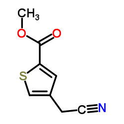 Methyl 4-(cyanomethyl)thiophene-2-carboxylate Structure