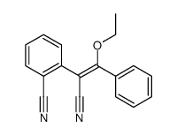 α,o-dicyano-β-ethoxystilbene结构式
