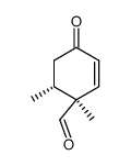 4β-formyl-4α,5α-dimethylcyclohex-2-enone Structure