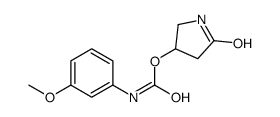 (5-oxopyrrolidin-3-yl) N-(3-methoxyphenyl)carbamate结构式