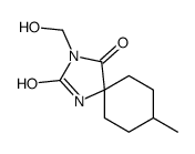 3-(hydroxymethyl)-8-methyl-1,3-diazaspiro[4.5]decane-2,4-dione结构式