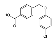 4-(4-CHLORO-PHENOXYMETHYL)-BENZOIC ACID结构式