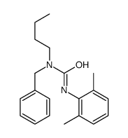 1-benzyl-1-butyl-3-(2,6-dimethylphenyl)urea结构式