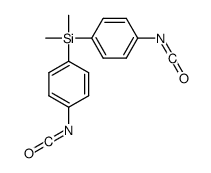 bis(4-isocyanatophenyl)-dimethylsilane结构式