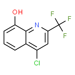 4-Chloro-2-(trifluoromethyl)-8-quinolinol structure