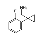 C-[1-(2-FLUORO-PHENYL)-CYCLOPROPYL]-METHYLAMINE Structure