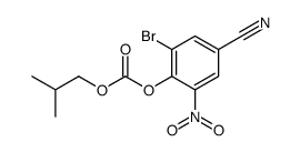 (2-bromo-4-cyano-6-nitrophenyl) 2-methylpropyl carbonate Structure