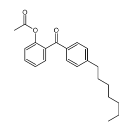 2-ACETOXY-4'-HEPTYLBENZOPHENONE结构式