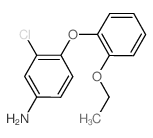 3-Chloro-4-(2-ethoxyphenoxy)aniline结构式