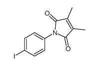 1-(4-iodophenyl)-3,4-dimethylpyrrole-2,5-dione结构式