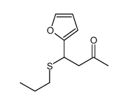 4-(furan-2-yl)-4-propylsulfanylbutan-2-one结构式