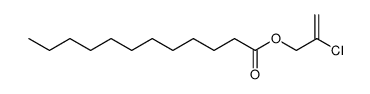 lauric acid-(2-chloro-allyl ester)结构式