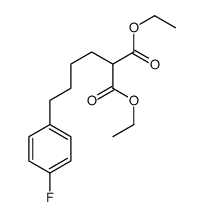 diethyl 2-[4-(4-fluorophenyl)butyl]propanedioate Structure