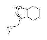 N-methyl-1-(4,5,6,7-tetrahydro-1,2-benzisoxazol-3-yl)methanamine(SALTDATA: HCl) Structure