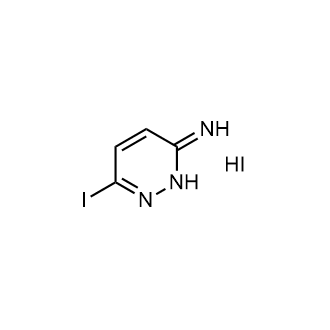 Hydron;6-iodopyridazin-3-amine;iodide Structure