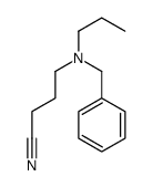4-[benzyl(propyl)amino]butanenitrile结构式