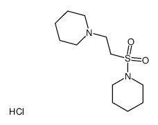 1-(2-piperidino-ethanesulfonyl)-piperidine, hydrochloride Structure