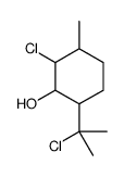 2-chloro-6-(2-chloropropan-2-yl)-3-methylcyclohexan-1-ol Structure