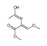methyl 2-acetamido-3-methoxyprop-2-enoate结构式