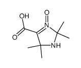 2,2,5,5-Tetramethyl-3-oxy-2,5-dihydro-1H-imidazole-4-carboxylic acid结构式