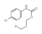 Carbanilic acid,p-bromo-, 3-bromopropyl ester (7CI) Structure