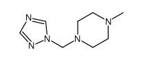 Piperazine, 1-methyl-4-(1H-1,2,4-triazol-1-ylmethyl)- (9CI) picture