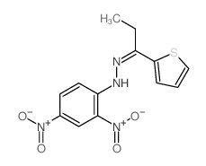 1-Propanone,1-(2-thienyl)-, 2-(2,4-dinitrophenyl)hydrazone picture