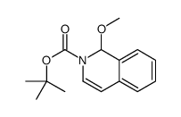 tert-butyl 1-methoxy-1H-isoquinoline-2-carboxylate Structure