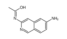 N-(6-aminoisoquinolin-3-yl)acetamide Structure