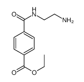 ethyl 4-(2-aminoethylcarbamoyl)benzoate结构式