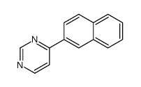 4-naphthalen-2-ylpyrimidine Structure