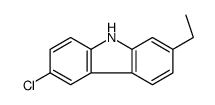 6-chloro-2-ethyl-9H-carbazole结构式