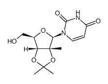 2'-C-methyl-2',3'-O-isopropylidenuridine Structure