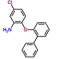 2-(2-Biphenylyloxy)-5-chloroaniline Structure