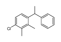1-Chloro-2,3-dimethyl-4-(1-phenylethyl)benzene结构式