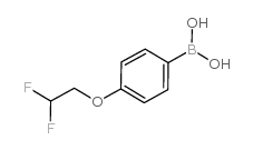 [4-(2,2-difluoroethoxy)phenyl]boronic acid结构式