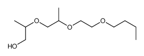 2-[2-(2-butoxyethoxy)propoxy]propan-1-ol structure
