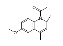 1-(6-methoxy-2,2,4-trimethylquinolin-1-yl)ethanone Structure