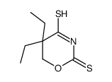 5,5-diethyl-1,3-oxazinane-2,4-dithione结构式