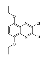 5,8-diethoxy-2,3-dichloro-quinoxaline Structure