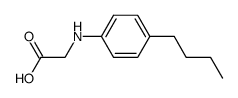 N-(4-butyl-phenyl)-glycine结构式