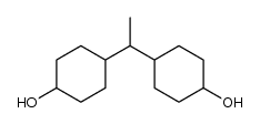 4,4'-ethylidene-bis-cyclohexanol Structure