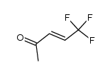 3-Penten-2-one, 5,5,5-trifluoro-, (3E)- (9CI) Structure