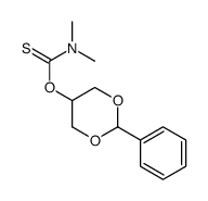 O-[(2-phenyl-1,3-dioxan-5-yl)] N,N-dimethylcarbamothioate结构式