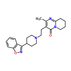 Desfluoro Risperidone Structure