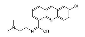 7-chloro-N-[2-(dimethylamino)ethyl]acridine-4-carboxamide结构式