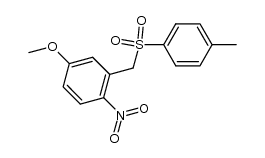 4-methoxy-2-<<(4-methylphenyl)sulfonyl>methyl>-1-nitrobenzene Structure
