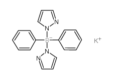 Potassium diphenylbis(pyrazol-1-yl)borate Structure